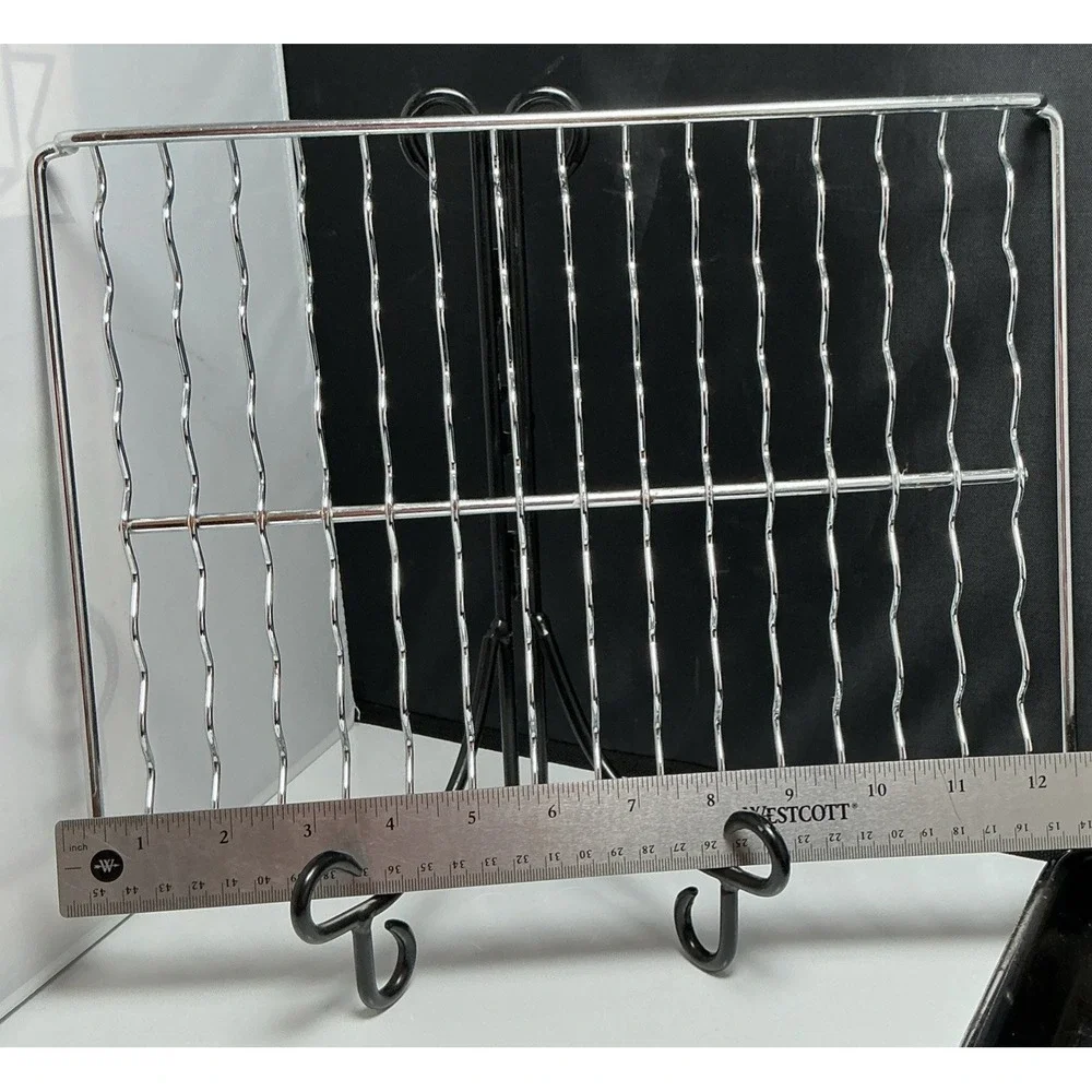 KitchenAid KCO1005OB Toaster Oven Wave Broiler Pan &‎ Rack OEM 8212126 8212127